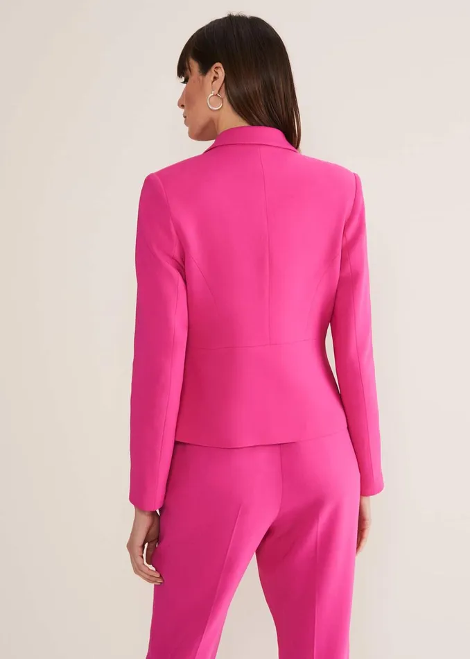 Women Phase Eight Jackets Adria Pink Blazer Hot Pink