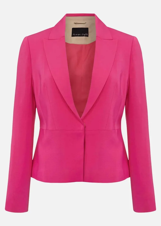 Women Phase Eight Jackets Adria Pink Blazer Hot Pink