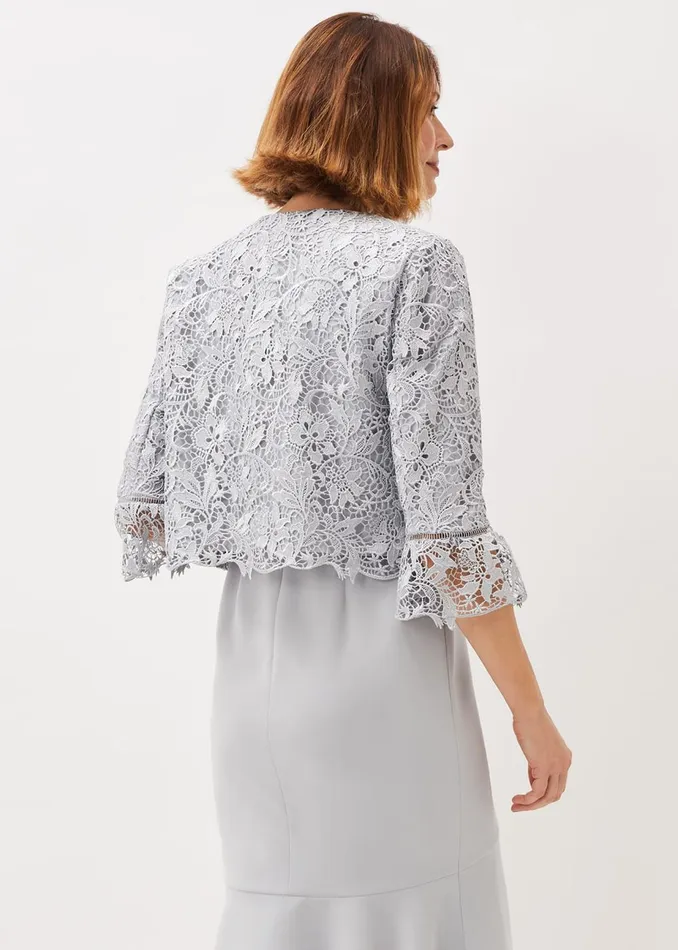 Women Phase Eight Jackets Alisha Lace Jacket Mineral