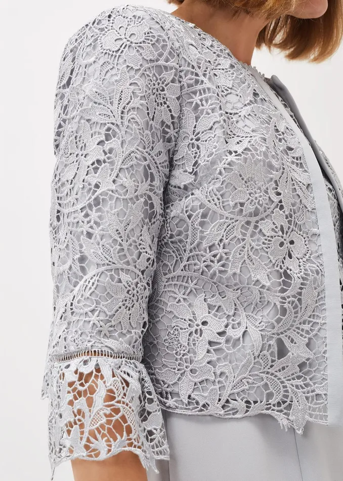 Women Phase Eight Jackets Alisha Lace Jacket Mineral