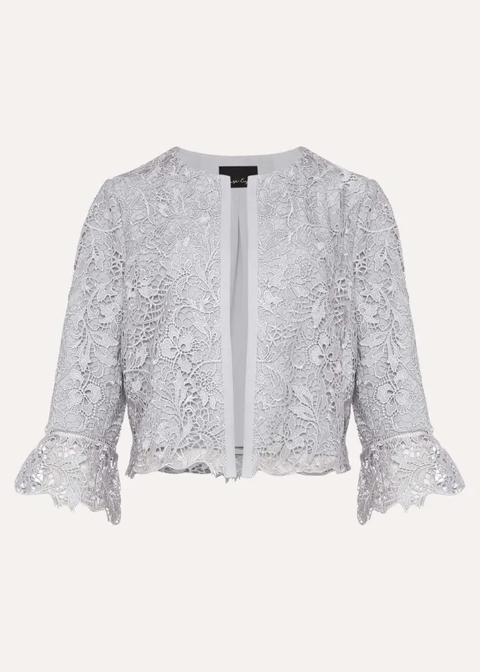 Women Phase Eight Jackets Alisha Lace Jacket Mineral