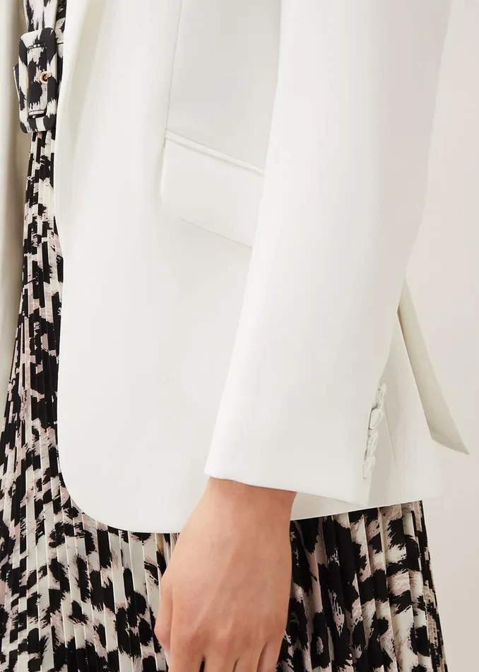 Women Phase Eight Jackets Amy Relaxed Jacket Ivory