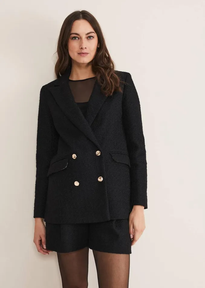 Women Phase Eight Jackets Auden Black Blazer Black