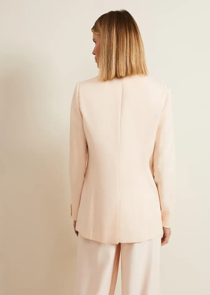 Women Phase Eight Jackets Bianca Peach Suit Jacket Coral