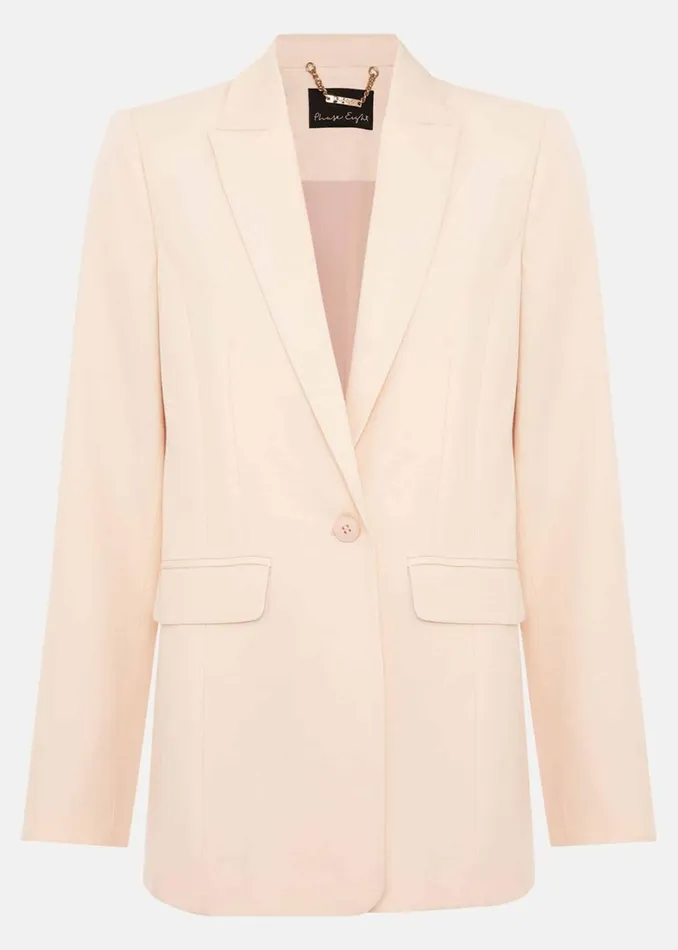 Women Phase Eight Jackets Bianca Peach Suit Jacket Coral