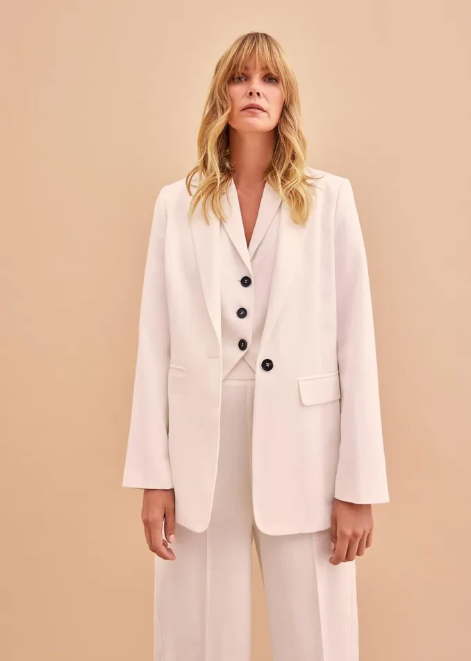 Women Phase Eight Jackets Bianca Waistcoat CoOrd Ivory