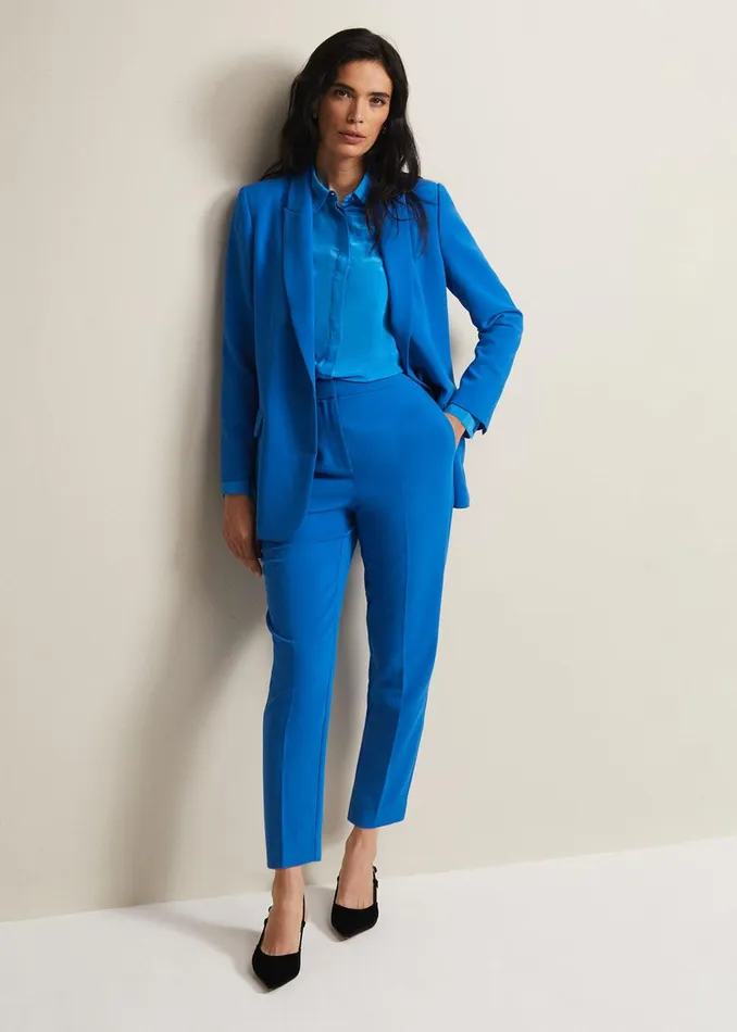 Women Phase Eight Jackets Brinley Cobalt Blazer Cobalt