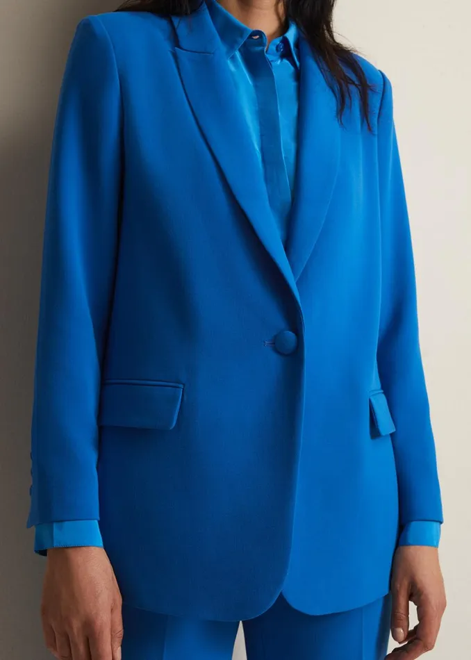 Women Phase Eight Jackets Brinley Cobalt Blazer Cobalt