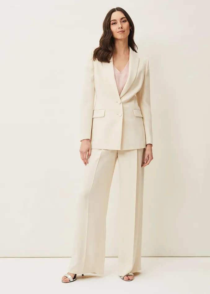 Women Phase Eight Jackets Cadie Suit Jacket Pearl