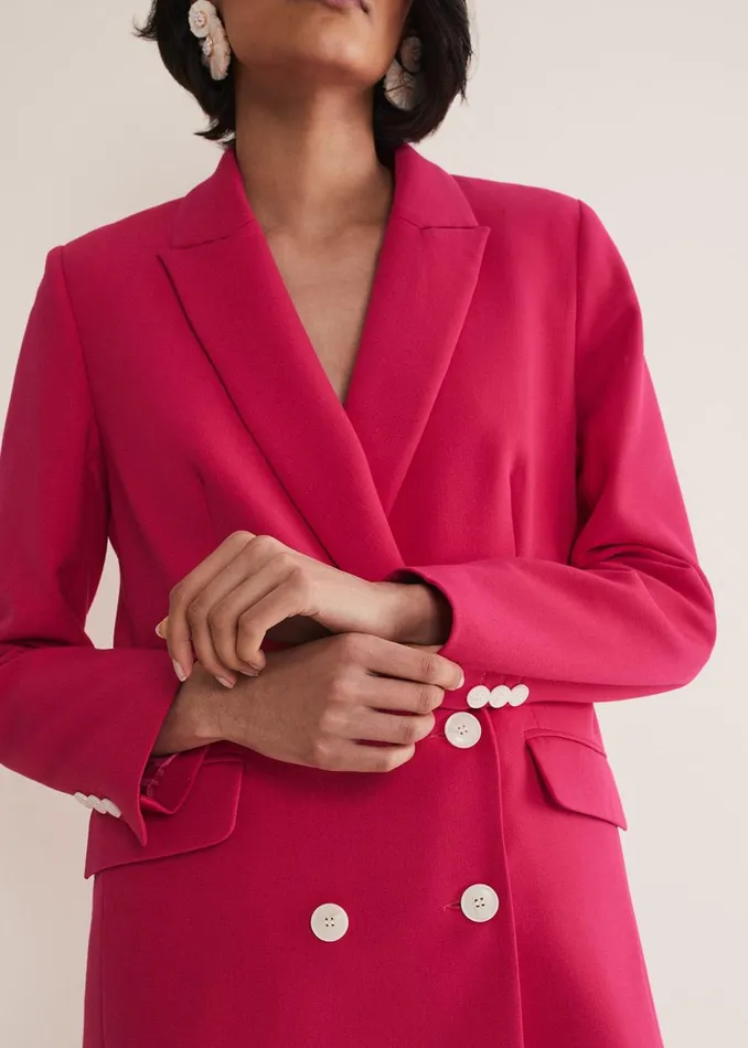 Women Phase Eight Jackets Camilla Pink Blazer Raspberry