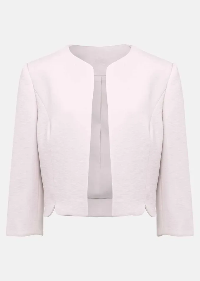 Women Phase Eight Jackets Cara Textured Jacket Misty Mauve