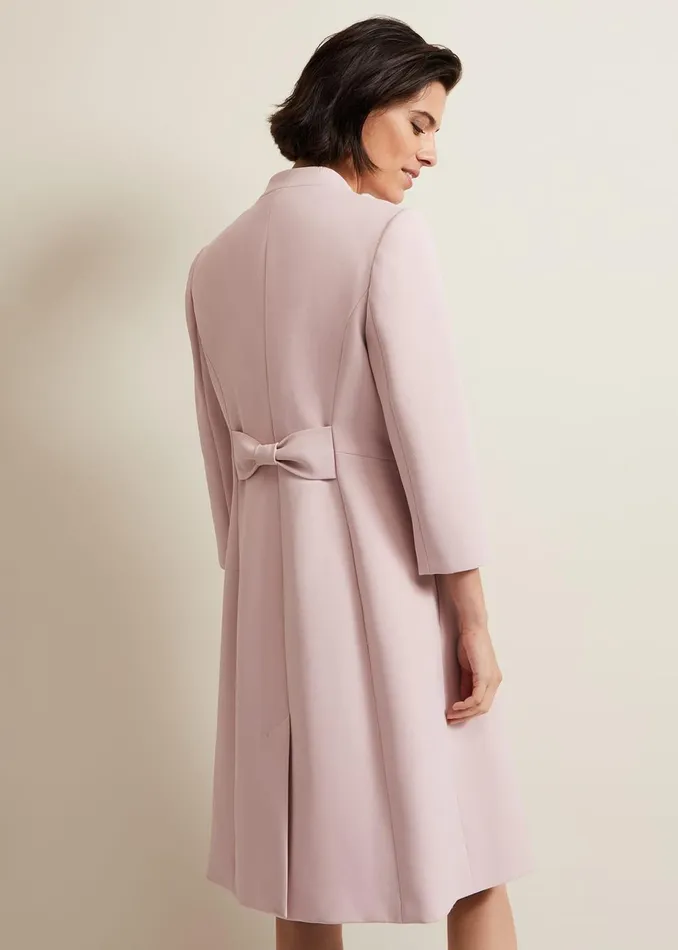 Women Phase Eight Jackets Daisy Tailored Coat Pale Pink