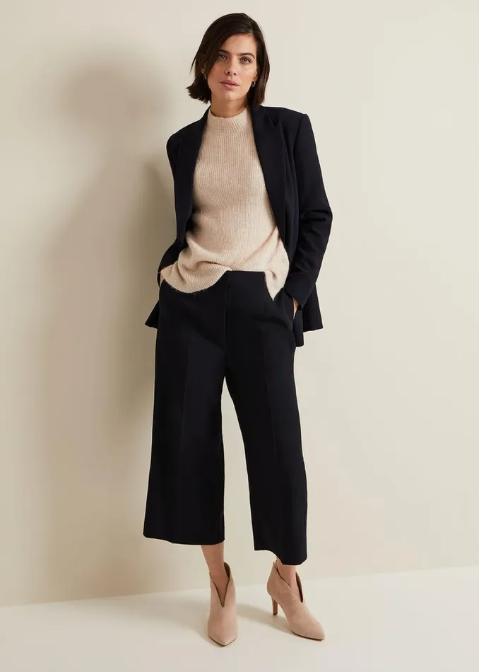Women Phase Eight Jackets Elandra Navy Tux Blazer Navy