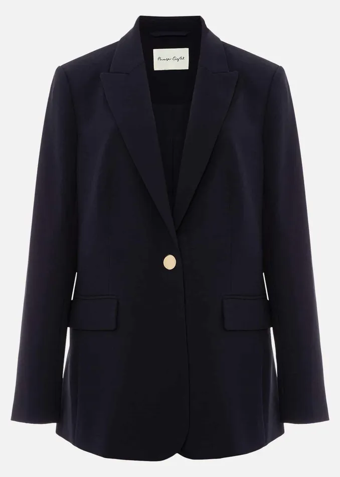 Women Phase Eight Jackets Elandra Navy Tux Blazer Navy