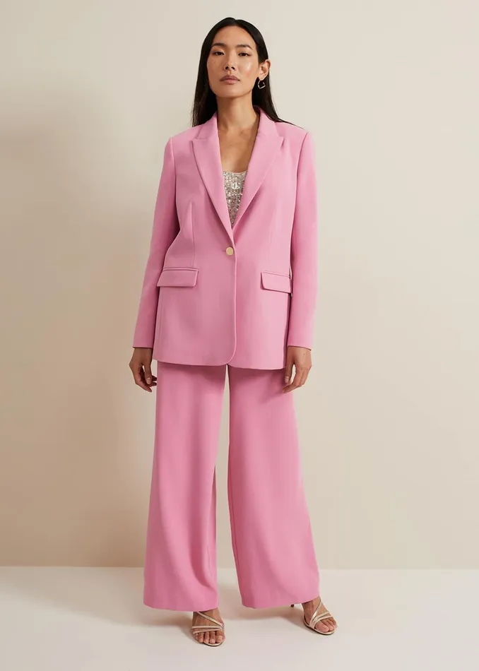 Women Phase Eight Jackets Elandra Pink Tux Blazer Pink