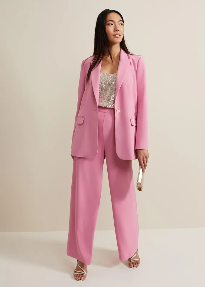 Women Phase Eight Jackets Elandra Pink Tux Blazer Pink