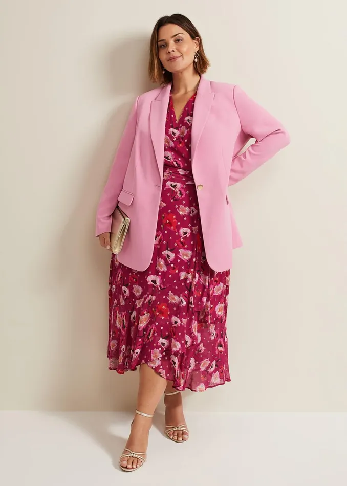 Women Phase Eight Jackets Elandra Pink Tux Blazer Pink