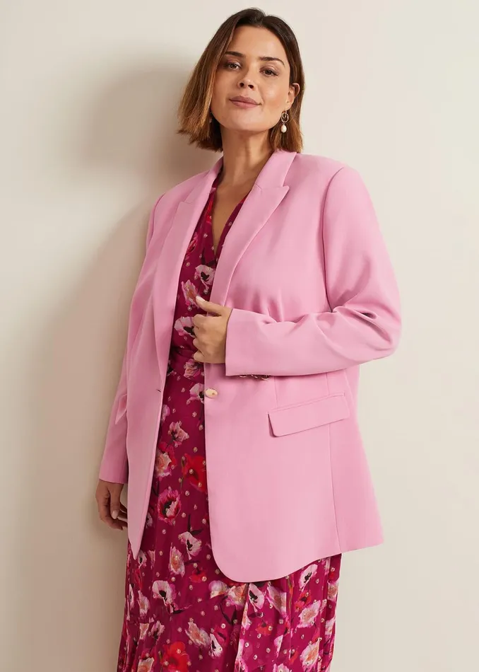 Women Phase Eight Jackets Elandra Pink Tux Blazer Pink