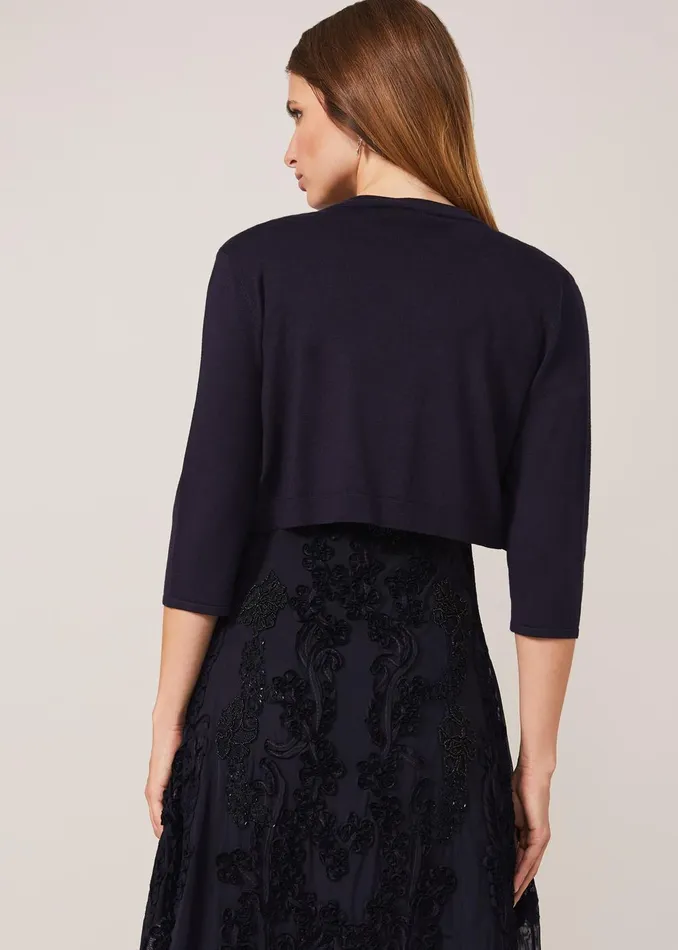 Women Phase Eight Jackets Elisha Occasion Bolero Navy