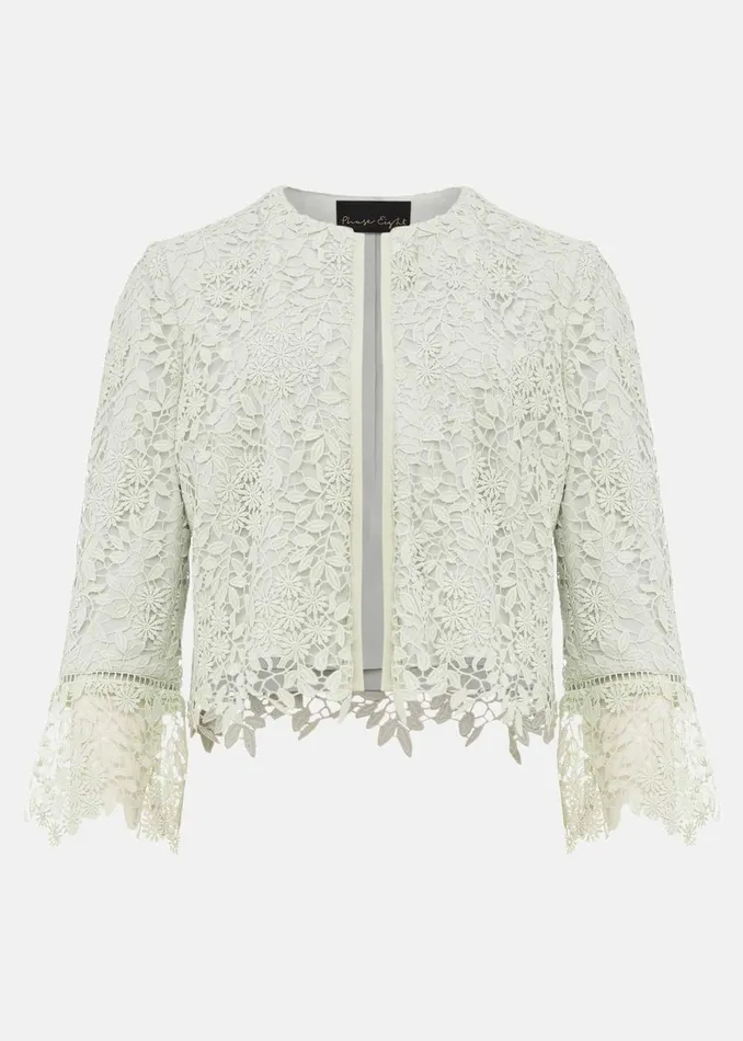 Women Phase Eight Jackets Georgia Lace Jacket Spearmint