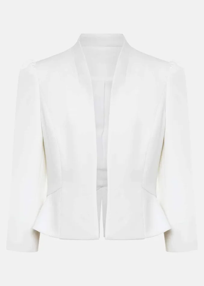 Women Phase Eight Jackets Isabella Bow Jacket Ivory