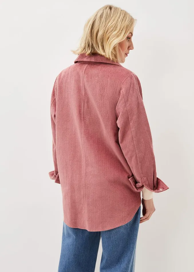 Women Phase Eight Jackets Katrina Cord Shacket Rose