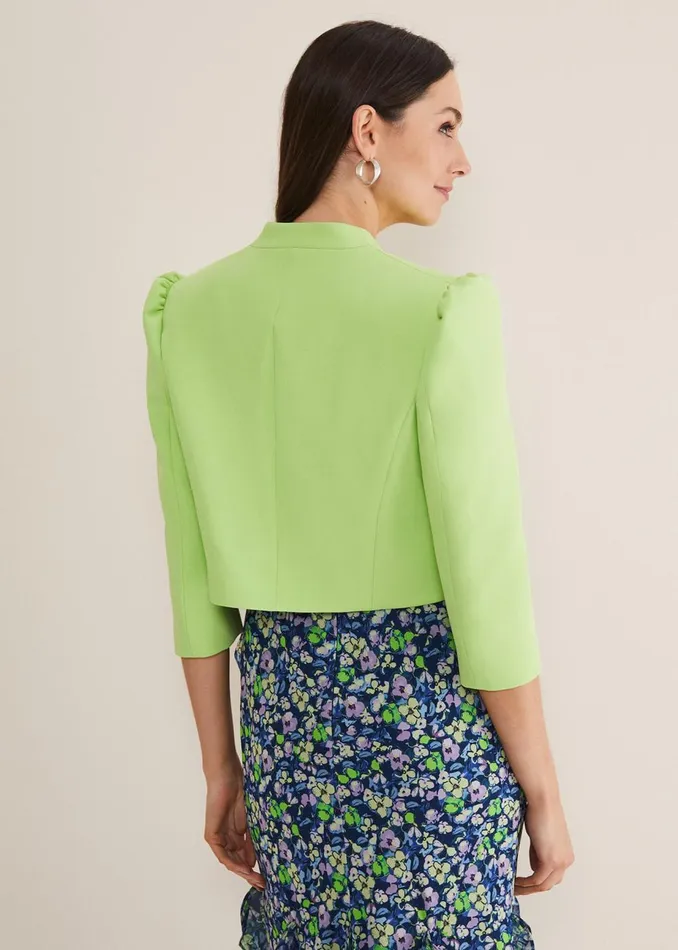 Women Phase Eight Jackets Leanna Cropped Jacket Apple Green