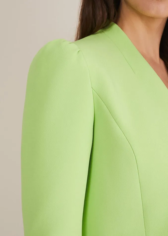 Women Phase Eight Jackets Leanna Cropped Jacket Apple Green