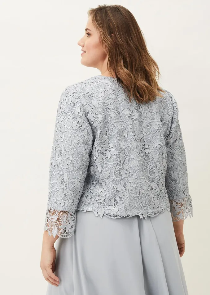 Women Phase Eight Jackets Luisa Lace Occasion Jacket Mineral