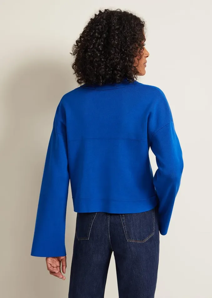 Women Phase Eight Jackets Maisie Zip Jacket Cobalt