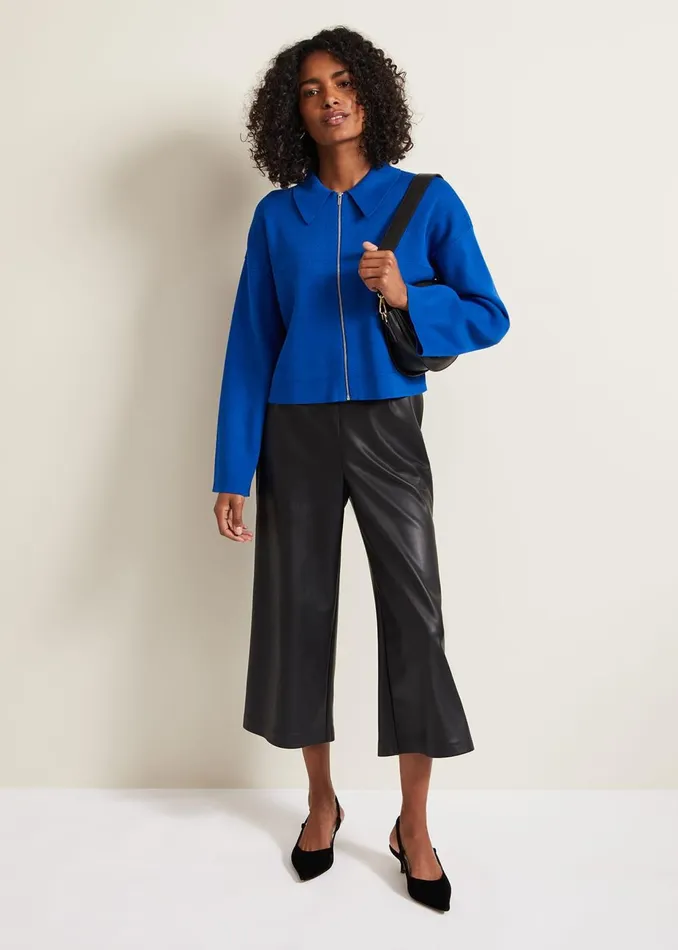 Women Phase Eight Jackets Maisie Zip Jacket Cobalt