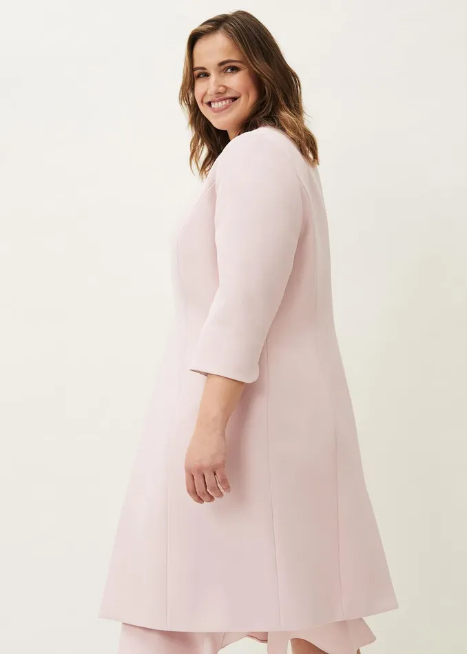 Women Phase Eight Jackets Melissa Longline Occasion Jacket Pearl