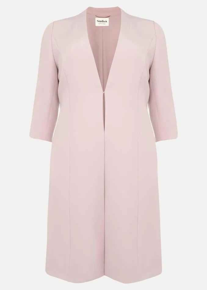 Women Phase Eight Jackets Melissa Longline Occasion Jacket Pearl