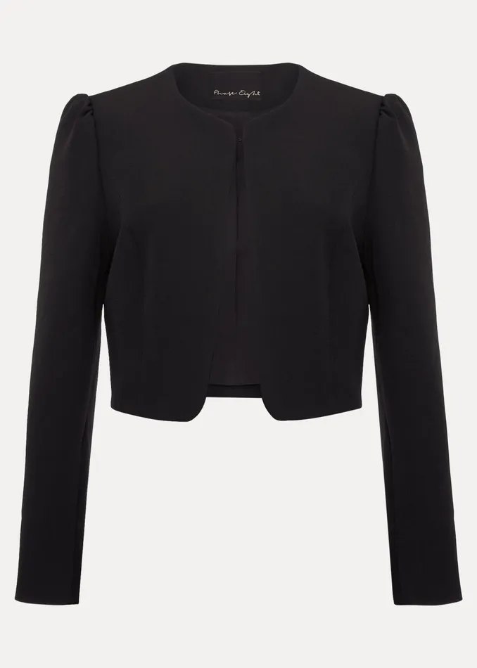 Women Phase Eight Jackets Nina Black Occasion Jacket Black