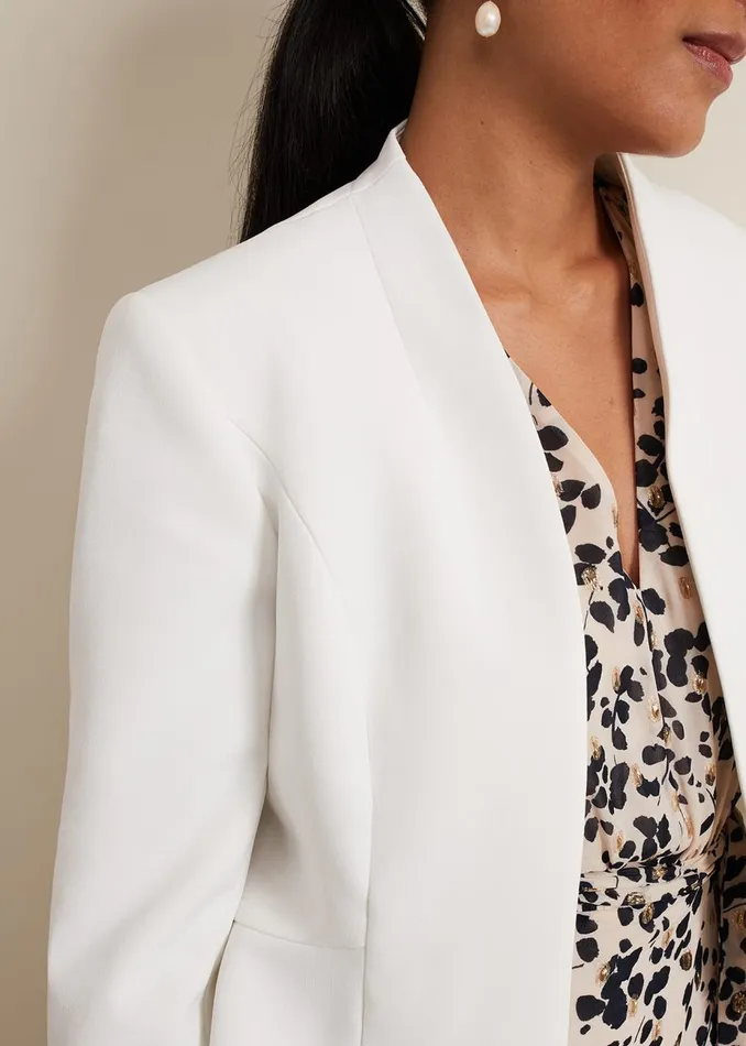 Women Phase Eight Jackets Petite Daisy Jacket Ivory