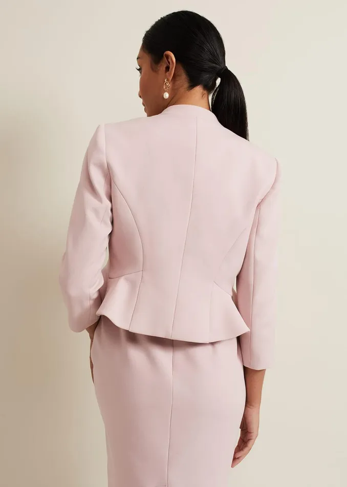 Women Phase Eight Jackets Petite Daisy Jacket Pale Pink