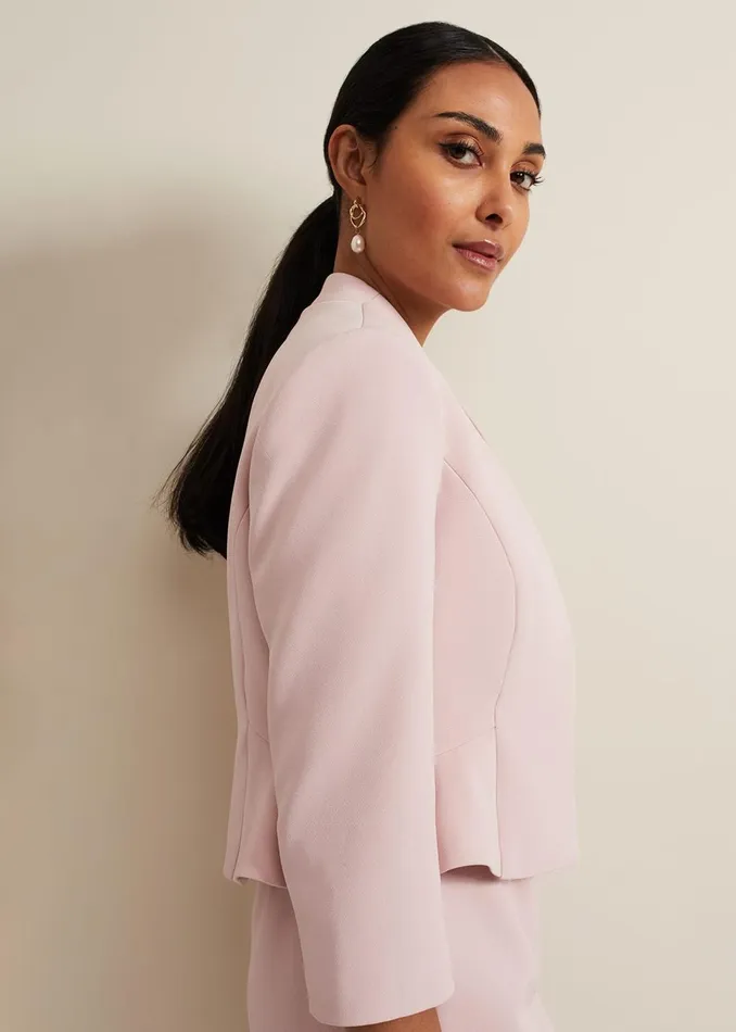 Women Phase Eight Jackets Petite Daisy Jacket Pale Pink