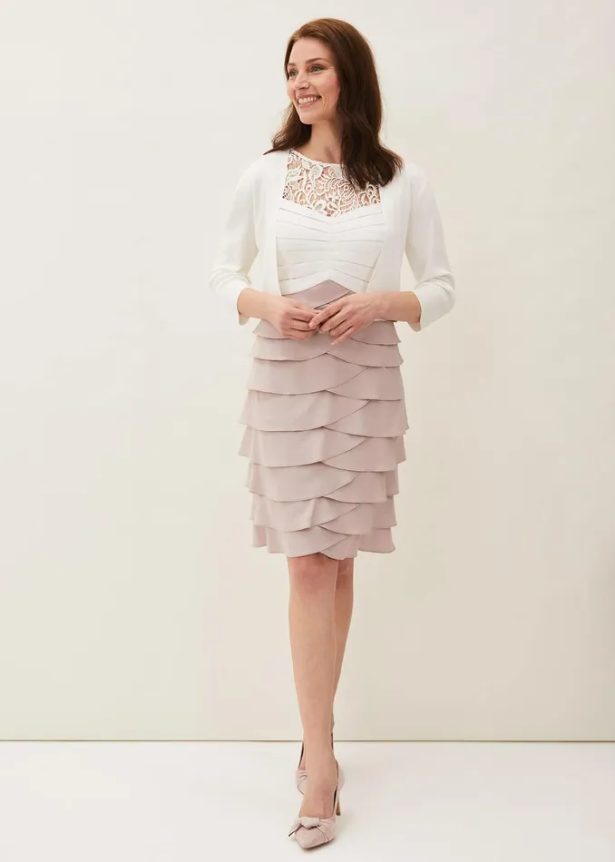 Women Phase Eight Jackets Salma Lightweight Knitted Jacket Ivory