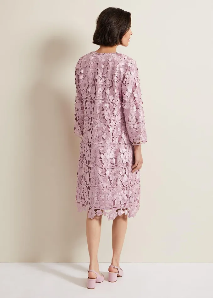 Women Phase Eight Jackets Tallula Lace Coat Pink