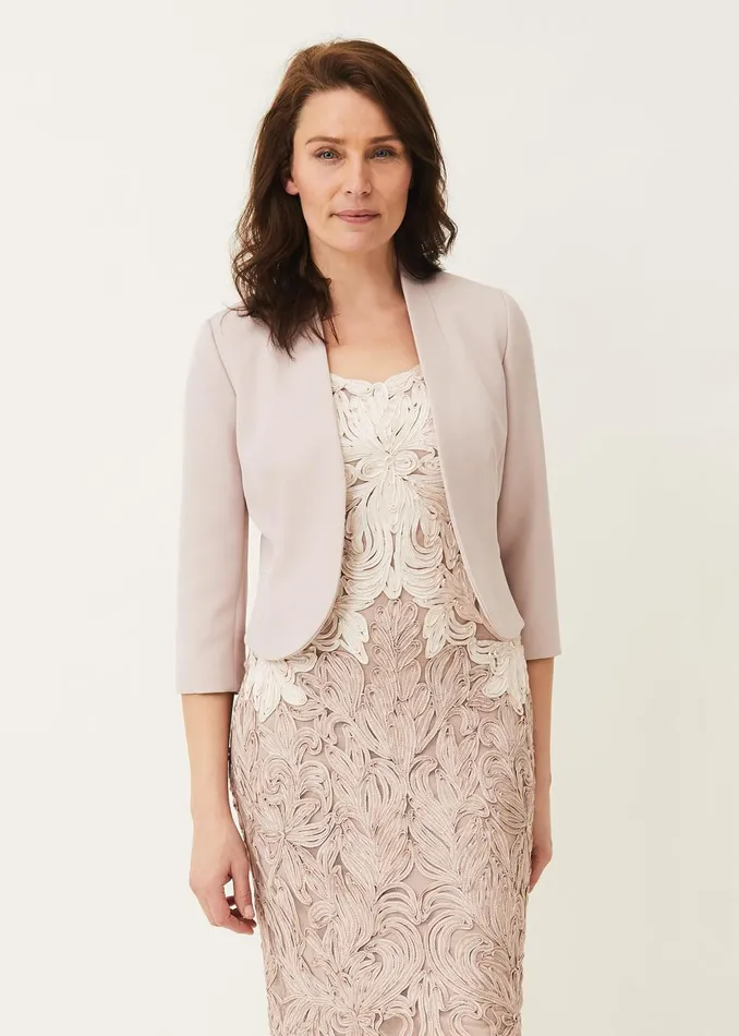 Women Phase Eight Jackets Taylor Occasion Jacket Taupe