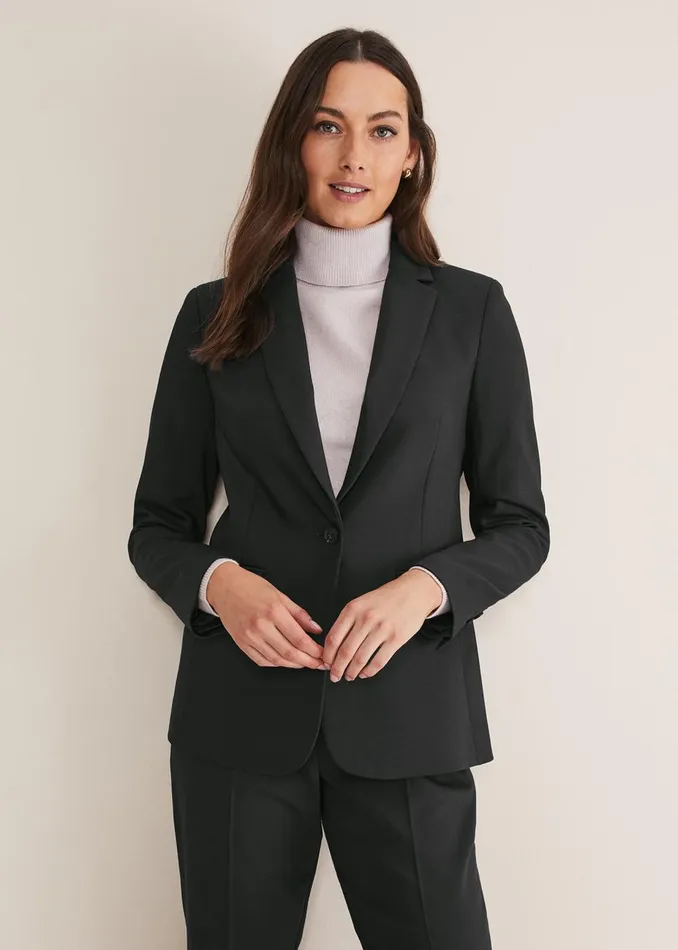 Women Phase Eight Jackets Ulrica Black Blazer Black