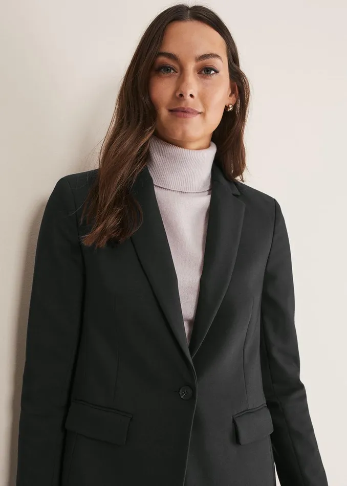 Women Phase Eight Jackets Ulrica Black Blazer Black