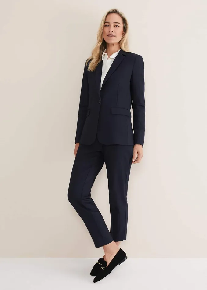 Women Phase Eight Jackets Ulrica Navy Blazer Midnight