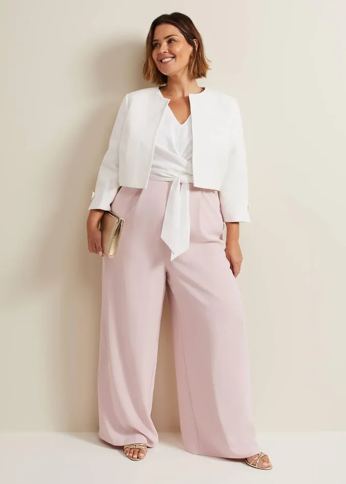 Women Phase Eight Jackets Zoelle Bow Jacket Ivory