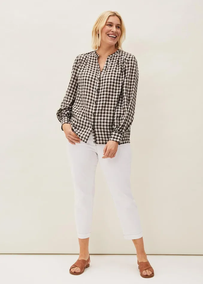 Women Phase Eight Jeans Ramona Cropped Straight Leg Jean White
