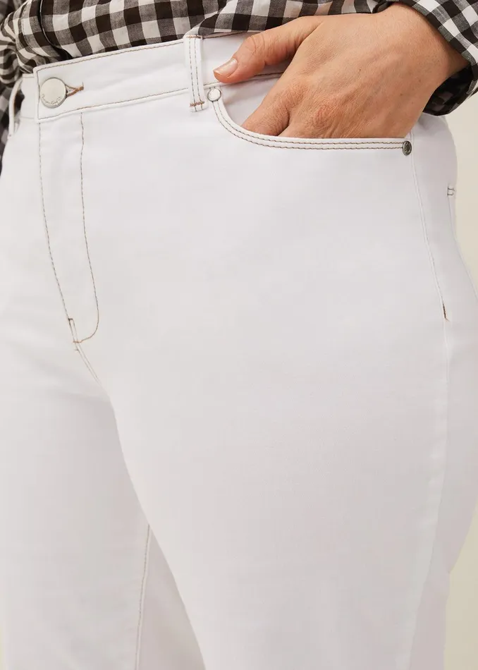 Women Phase Eight Jeans Ramona Cropped Straight Leg Jean White