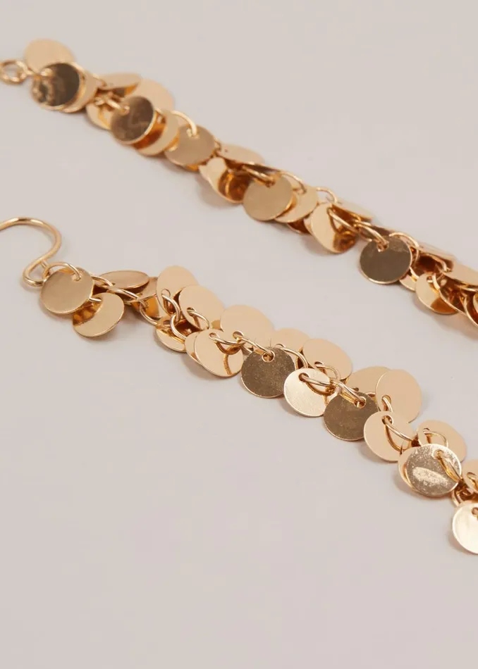 Women Phase Eight Jewellery Gold Cluster Drop Earrings Gold