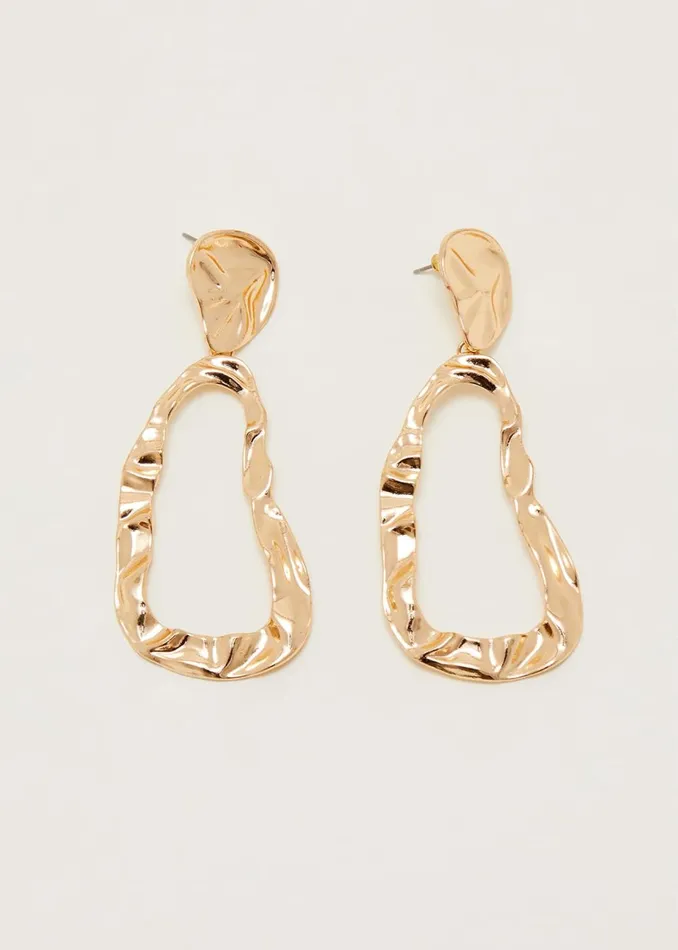 Women Phase Eight Jewellery Gold Drop Earrings Gold