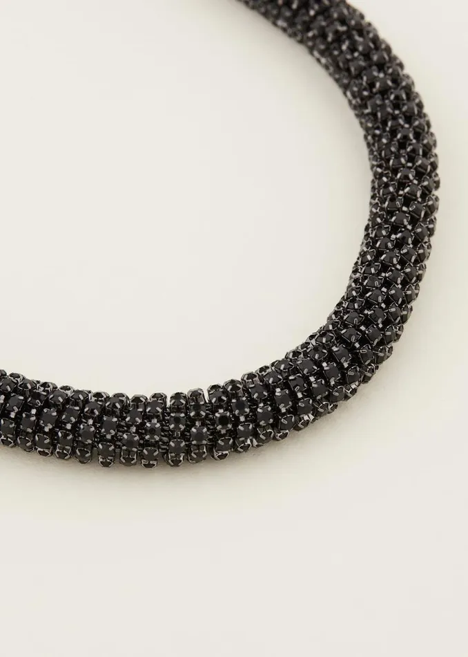 Women Phase Eight Jewellery Sparkle Necklace Black