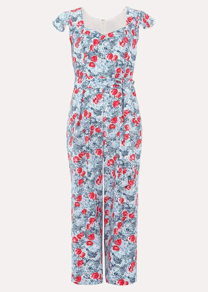 Women Phase Eight Jumpsuits Abbiana Tulip Jumpsuit Multicoloured